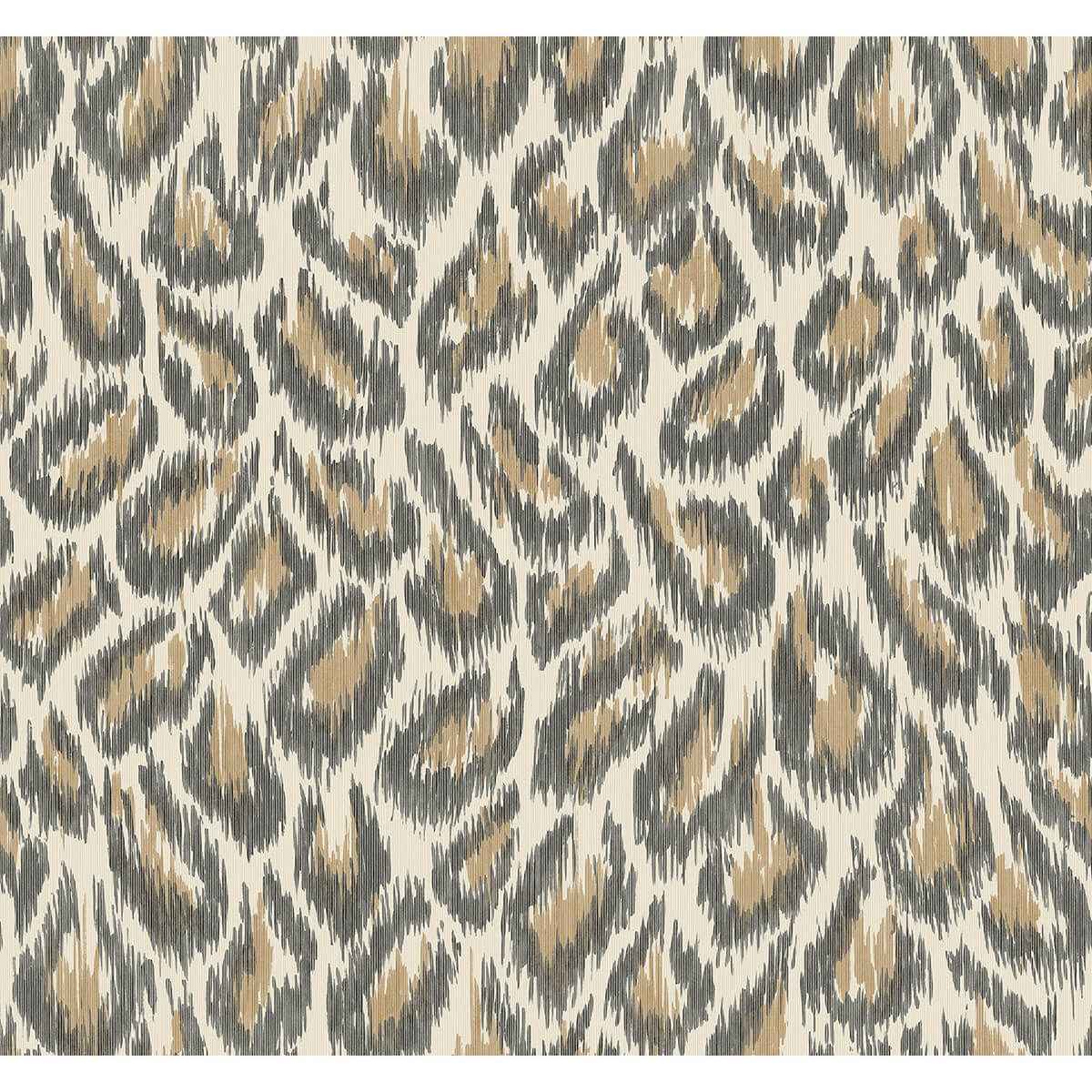 Electra Bronze Leopard Spot String Wallpaper - York Wallcoverings - 2973-90304 - York Wallcoverings Wallpaper