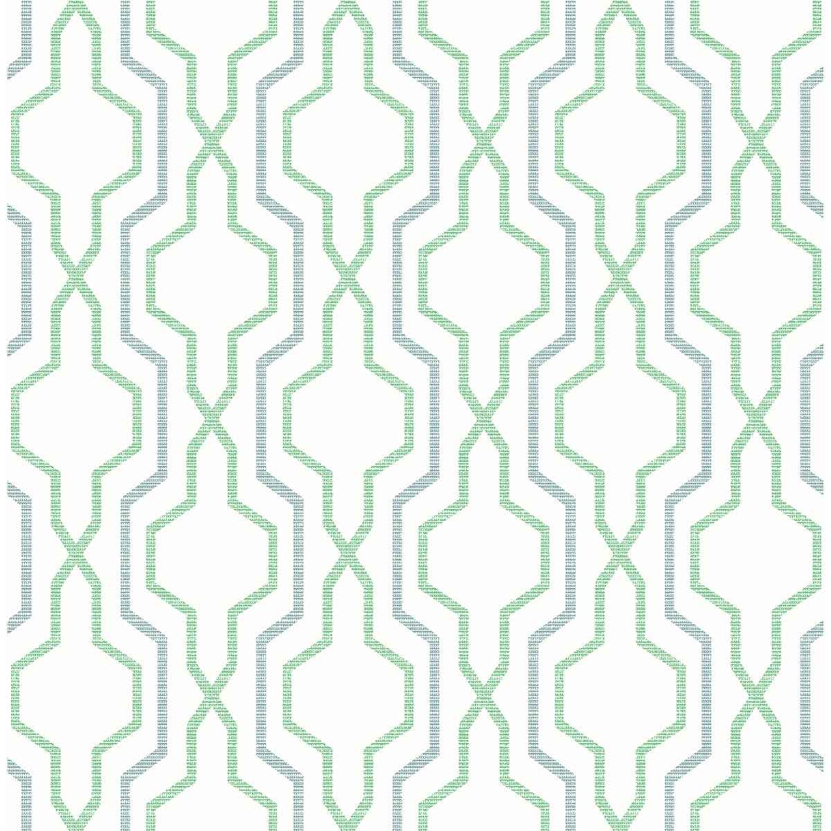 Rion Green Trellis Wallpaper - York Wallcoverings - 2973-90605