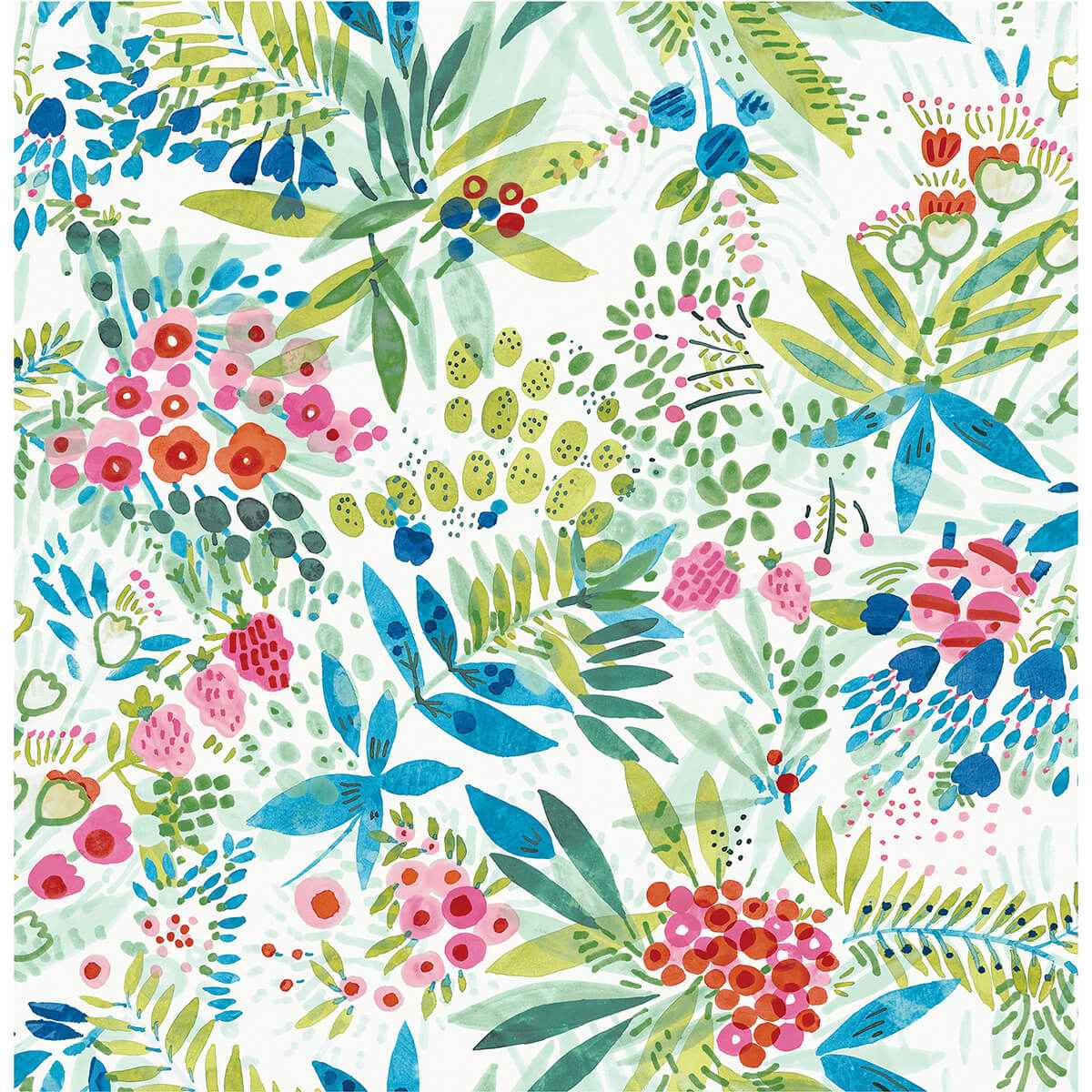 Brights Naupaka Peel & Stick Wallpaper - York Wallcoverings - NUS4308