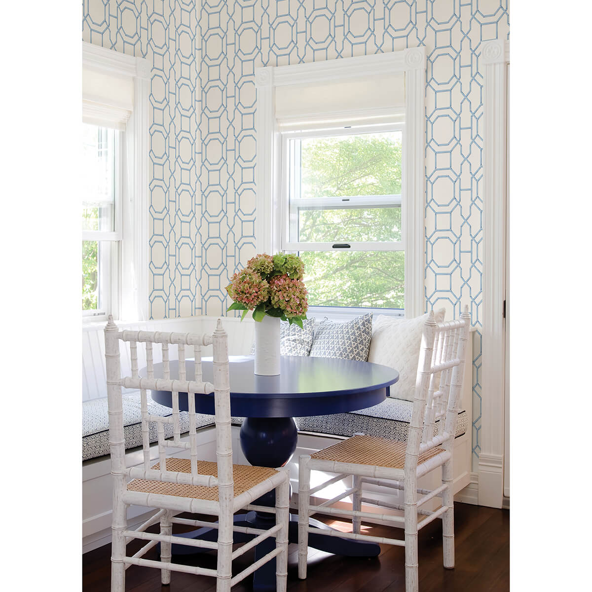Sapphire Sanya Peel & Stick Wallpaper - York Wallcoverings - NUS4313 - York Wallcoverings Wallpaper