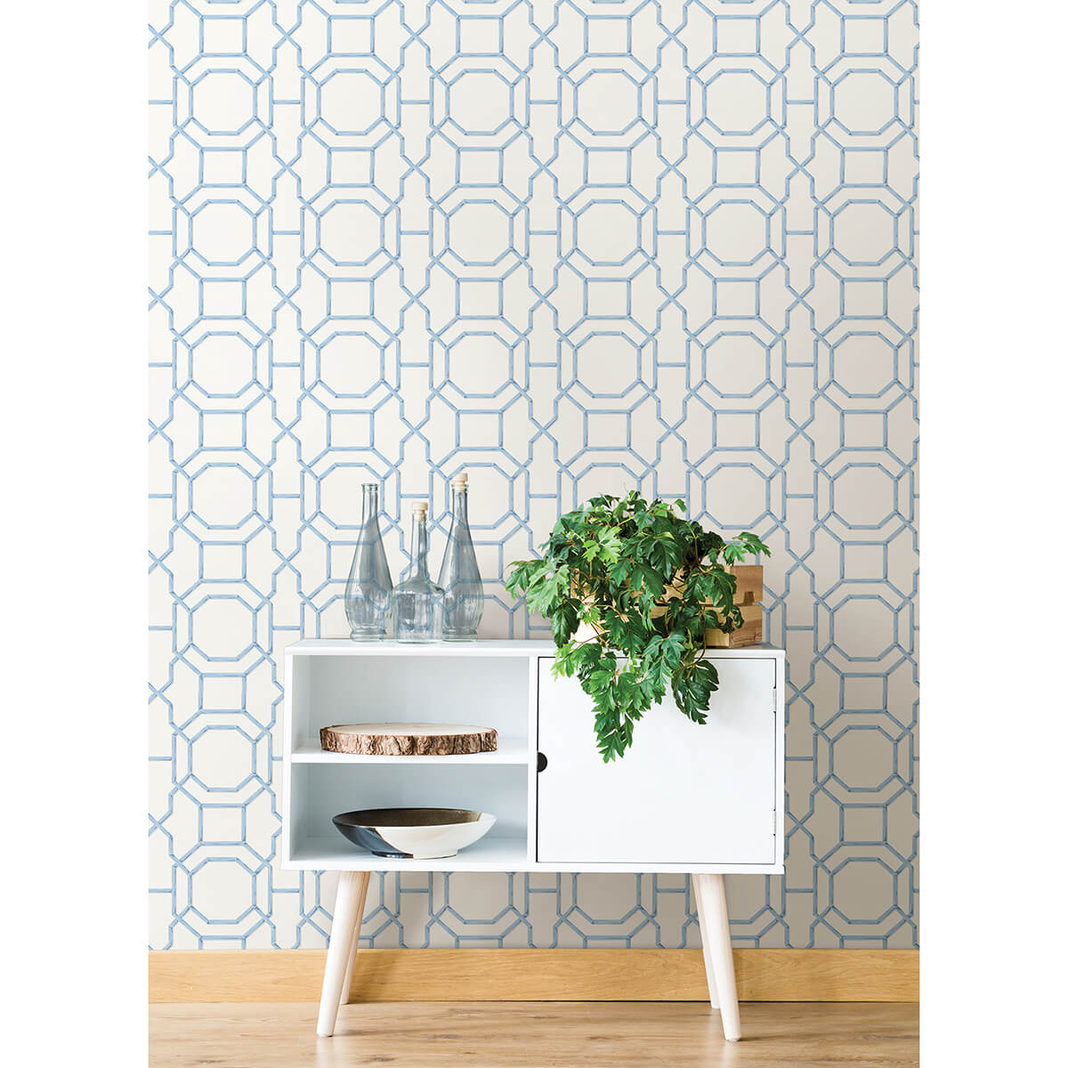 Sapphire Sanya Peel & Stick Wallpaper - York Wallcoverings - NUS4313 - York Wallcoverings Wallpaper