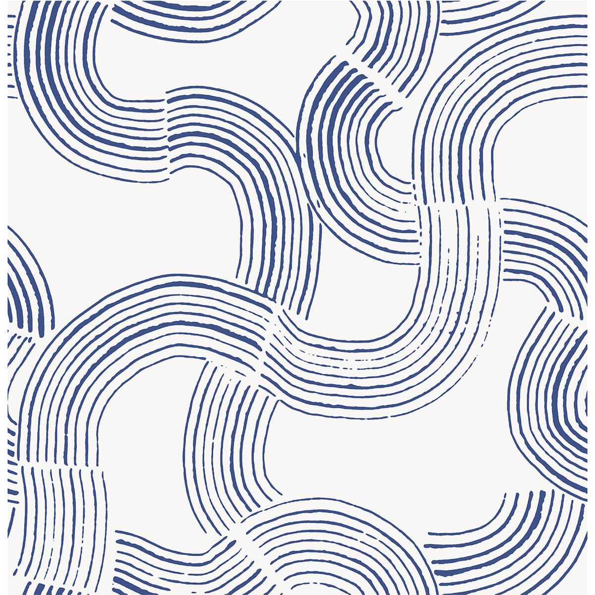 Cobalt Hokime Peel & Stick Wallpaper - York Wallcoverings - NUS4318 - York Wallcoverings Wallpaper