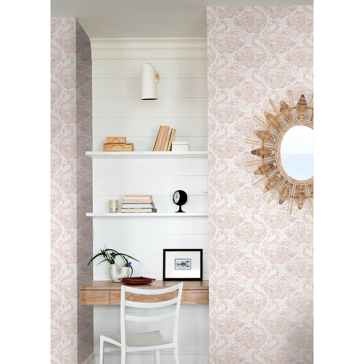 Pink Flamingo Peel & Stick Wallpaper - York Wallcoverings - NUS4325 - York Wallcoverings Wallpaper