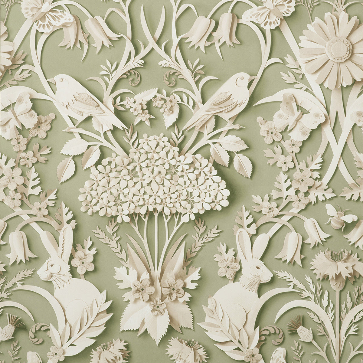 fae-sage-woodland-wallpaper-york-wallcoverings-fd42951 - York Wallcoverings Wallpaper