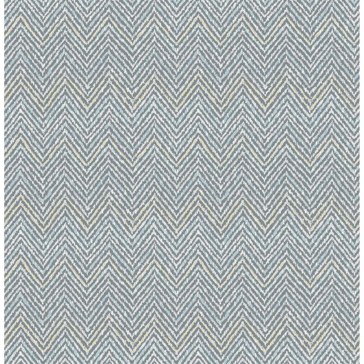 Grey Blue Alden Peel & Stick Wallpaper - York Wallcoverings - SLS4295