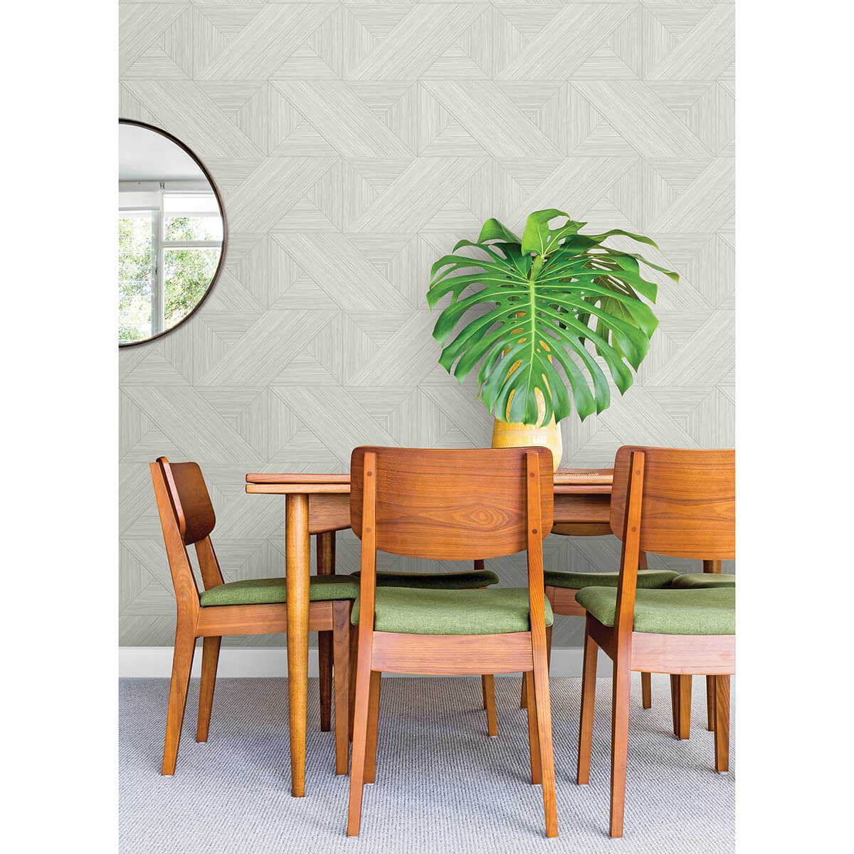 Cream Weser Peel & Stick Wallpaper - York Wallcoverings - SLS4296 - York Wallcoverings Wallpaper