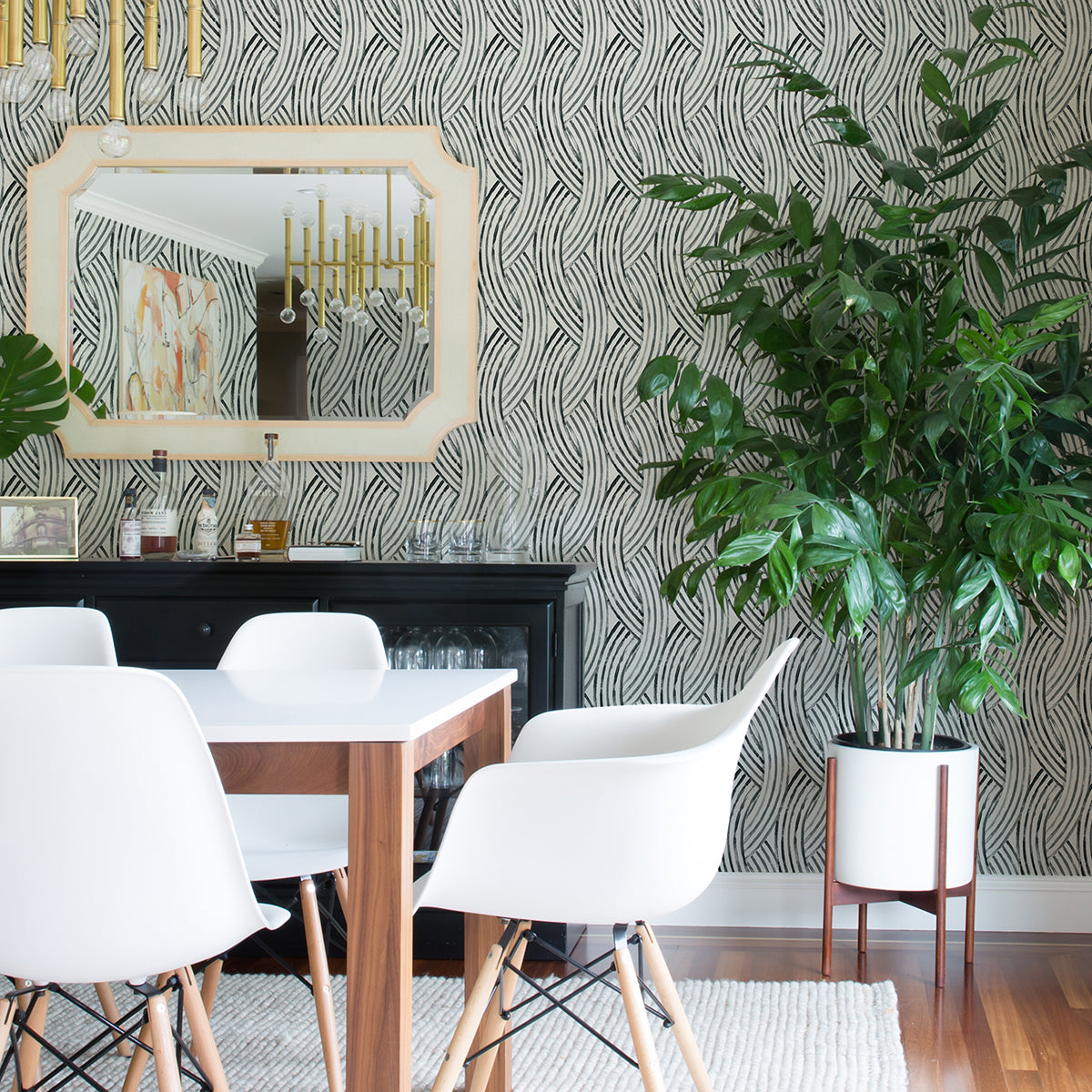 Charcoal Meraki Peel and Stick Wallpaper  | Brewster Wallcovering - The WorkRm