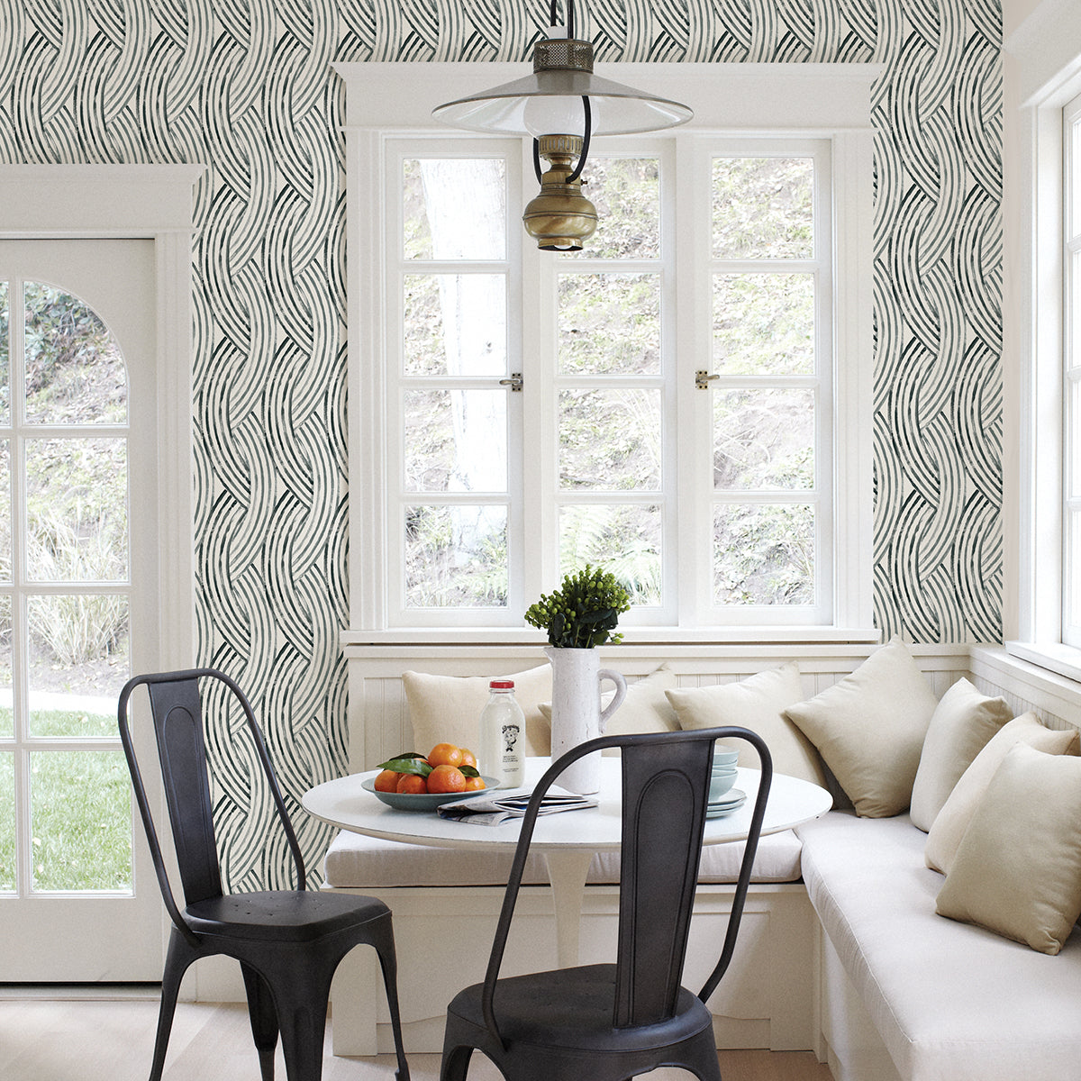 Charcoal Meraki Peel and Stick Wallpaper  | Brewster Wallcovering - The WorkRm