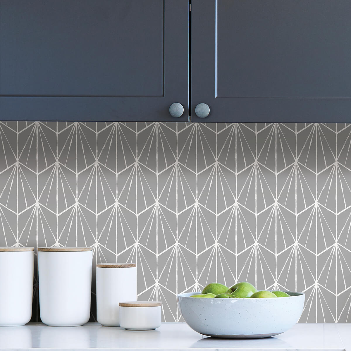 Grey Dorset Peel & Stick Wallpaper - York Wallcoverings - NUS4377 - York Wallcoverings Wallpaper