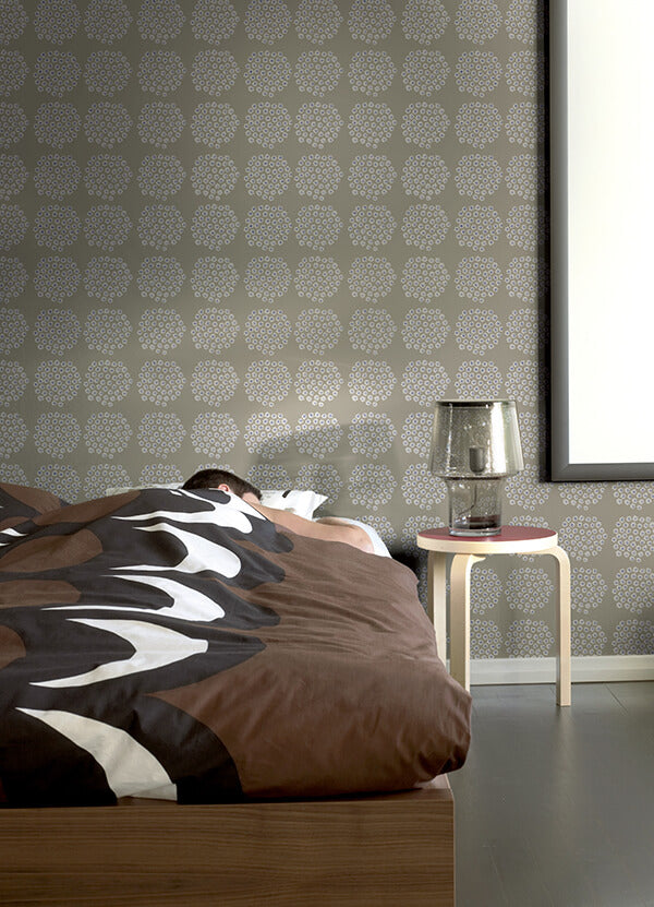 Taupe Puketti Peel & Stick Wallpaper - York Wallcoverings - MKS4497 - York Wallcoverings Wallpaper