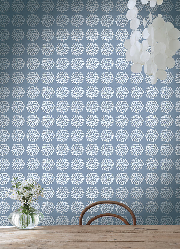 blue-puketti-peel-and-stick-wallpaper-york-wallcoverings-mks4499 - York Wallcoverings Wallpaper