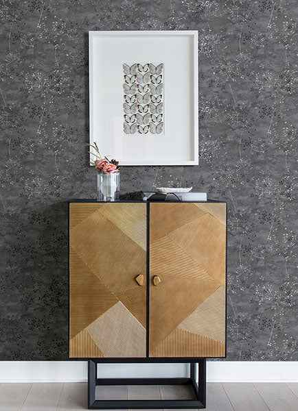 Arian Sterling Abstract Wallpaper - York Wallcoverings - 2976-86431 - York Wallcoverings Wallpaper