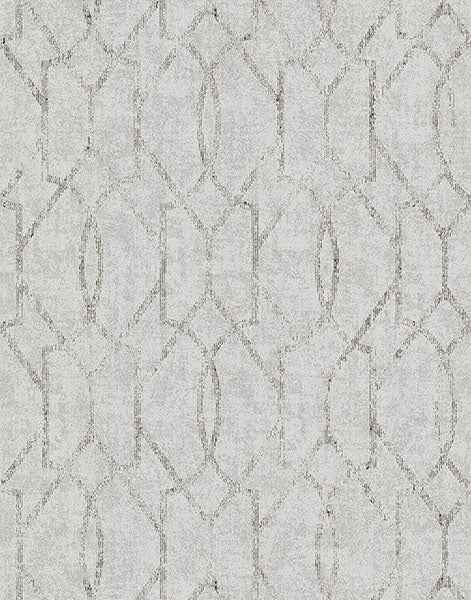 Ziva Platinum Metallic Trellis Wallpaper - York Wallcoverings - 2976-86452 - York Wallcoverings Wallpaper
