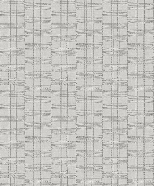 Picture of Zorya Silver Embellished Stripe Wallpaper