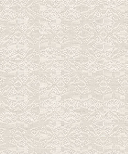 Picture of Alva Cream Wavelength Wallpaper