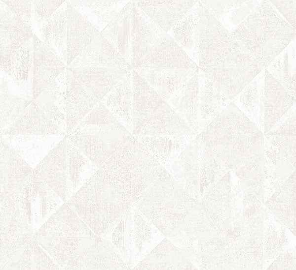 Demir Dove Distressed Geometric Wallpaper - York Wallcoverings - 2976-86553