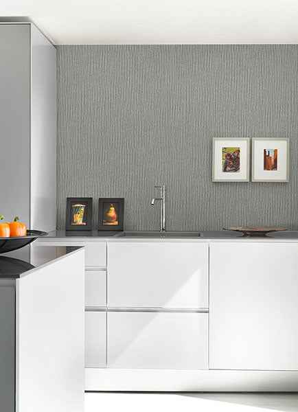 Calisto Pewter Distressed Wallpaper - York Wallcoverings - 2976-86556