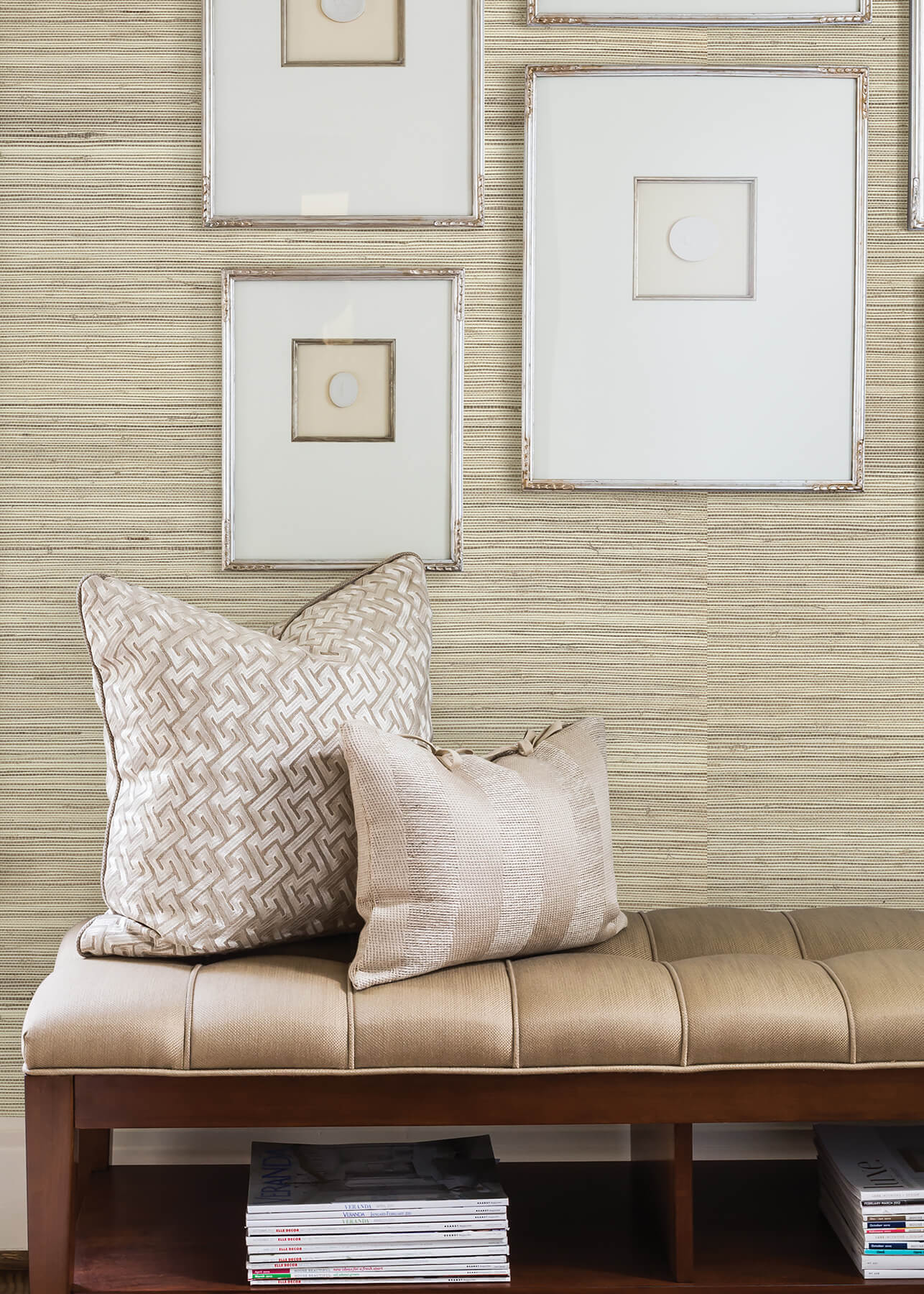 Changzhou Beige Grasscloth Wallpaper - York Wallcoverings - 2923-80009 - York Wallcoverings Wallpaper