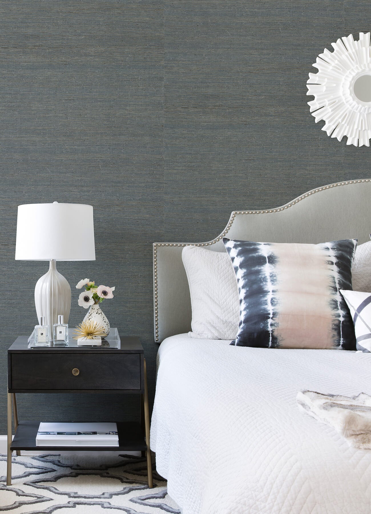 Aiko Slate Sisal Grasscloth Wallpaper - York Wallcoverings - 2923-86124 - York Wallcoverings Wallpaper