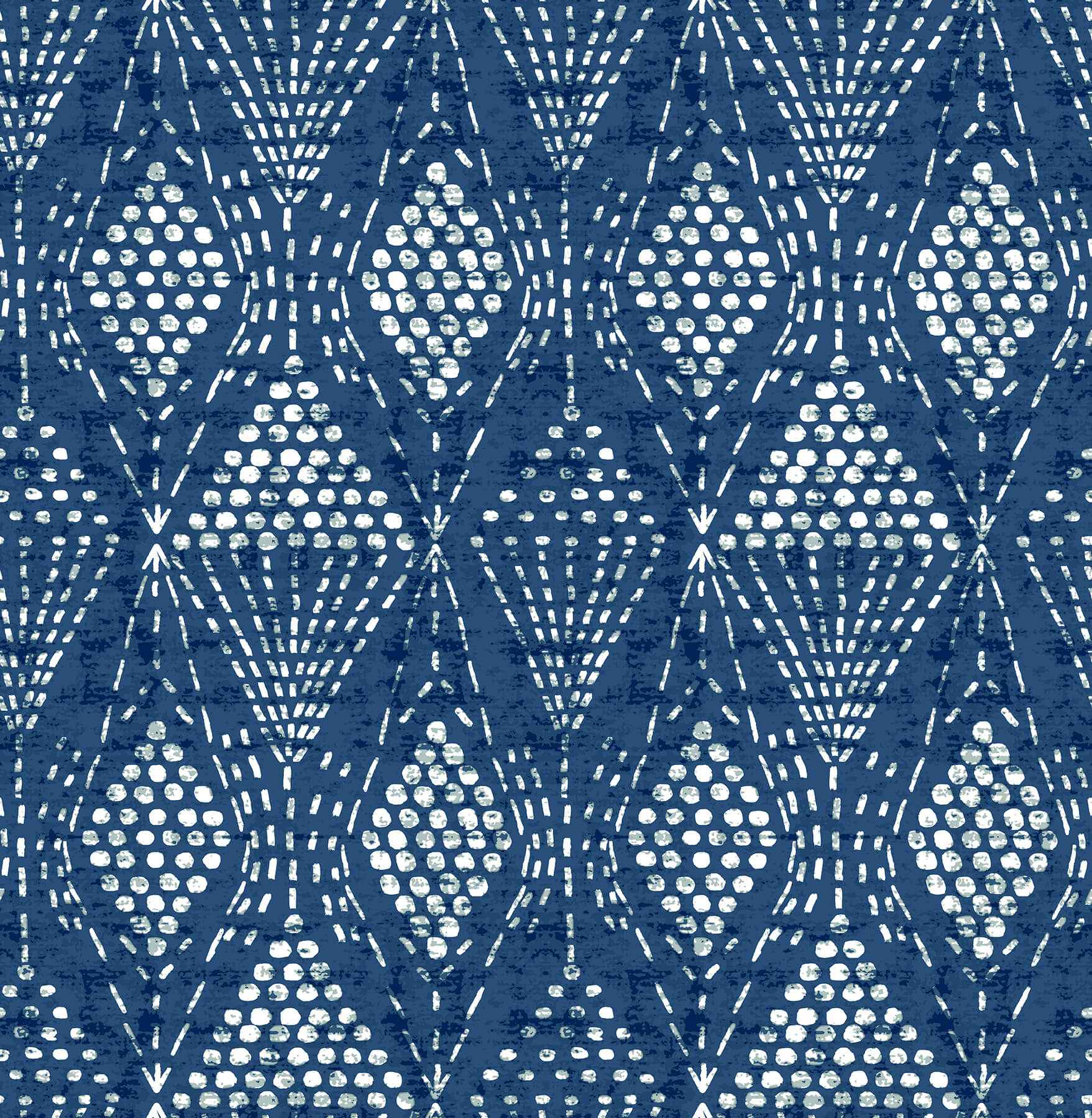 Grady Blue Dotted Geometric Wallpaper - York Wallcoverings - 4081-26320