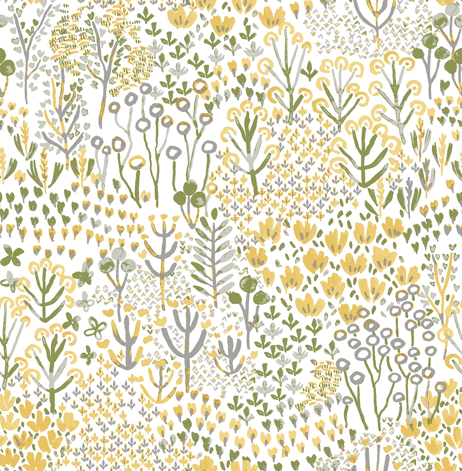 Picture of Chilton Yellow Wildflowers Wallpaper