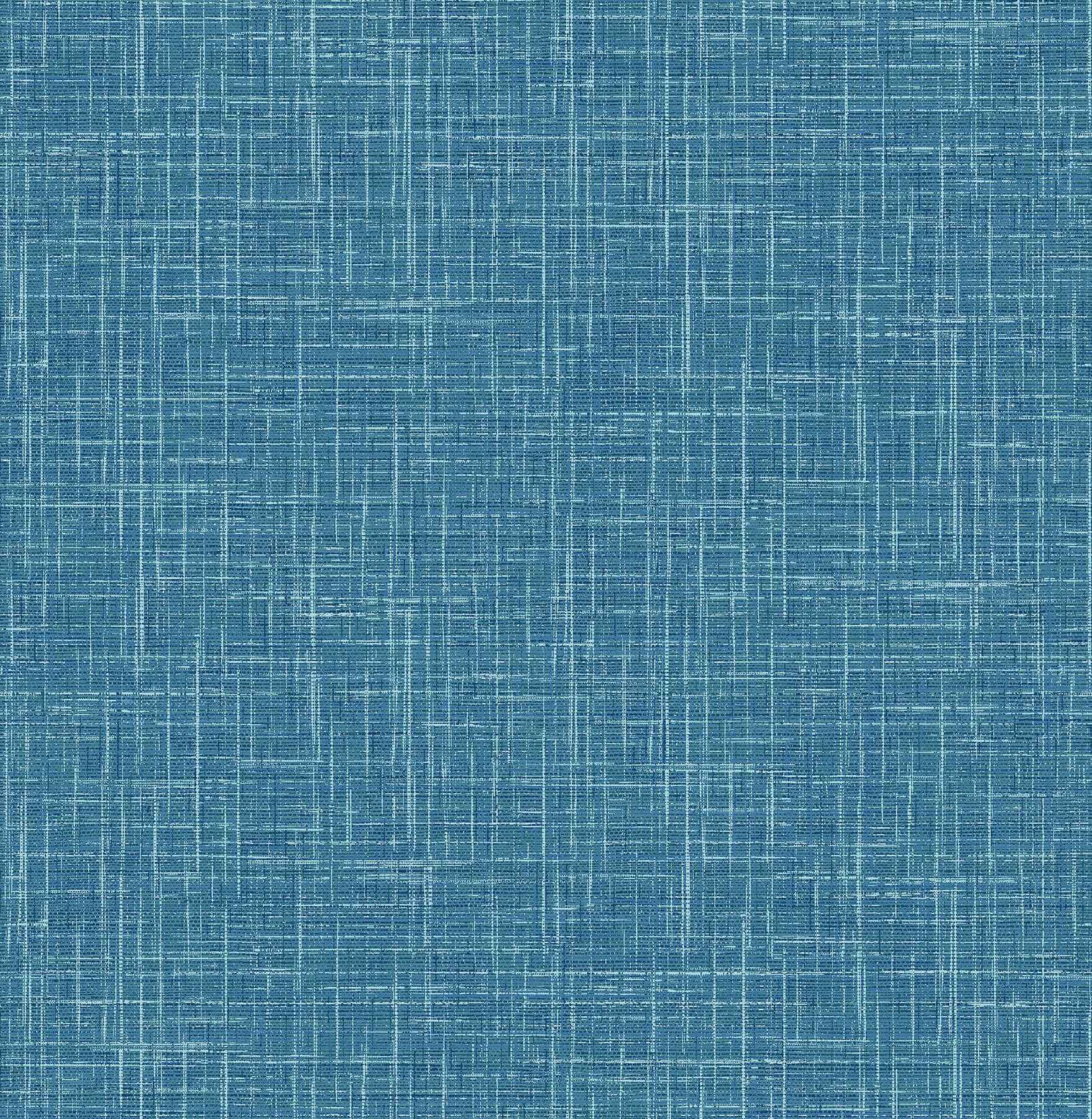 Emerson Teal Faux Linen Wallpaper - York Wallcoverings - 4081-26351 - York Wallcoverings Wallpaper