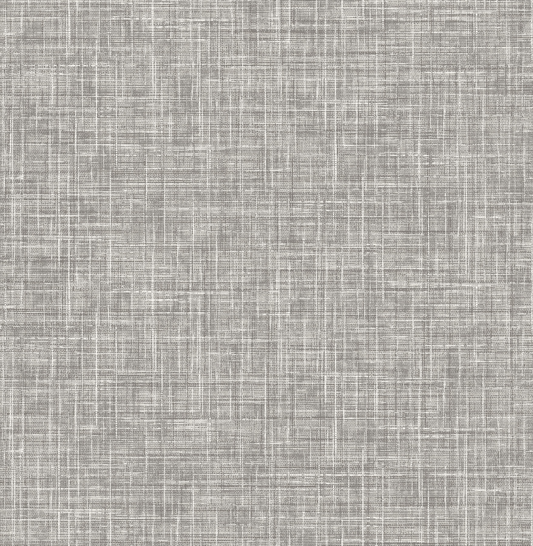 emerson-grey-faux-linen-wallpaper-york-wallcoverings-4081-26354 - York Wallcoverings Papel pintado