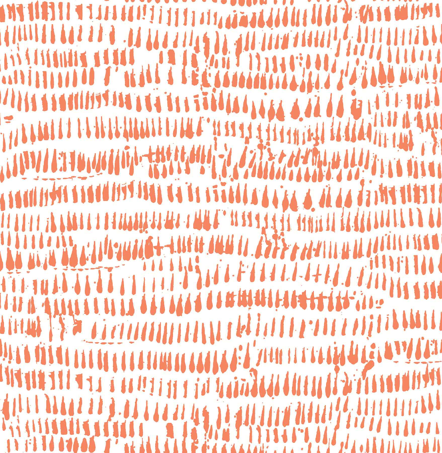 Runes Orange Brushstrokes Wallpaper - York Wallcoverings - 4081-26359