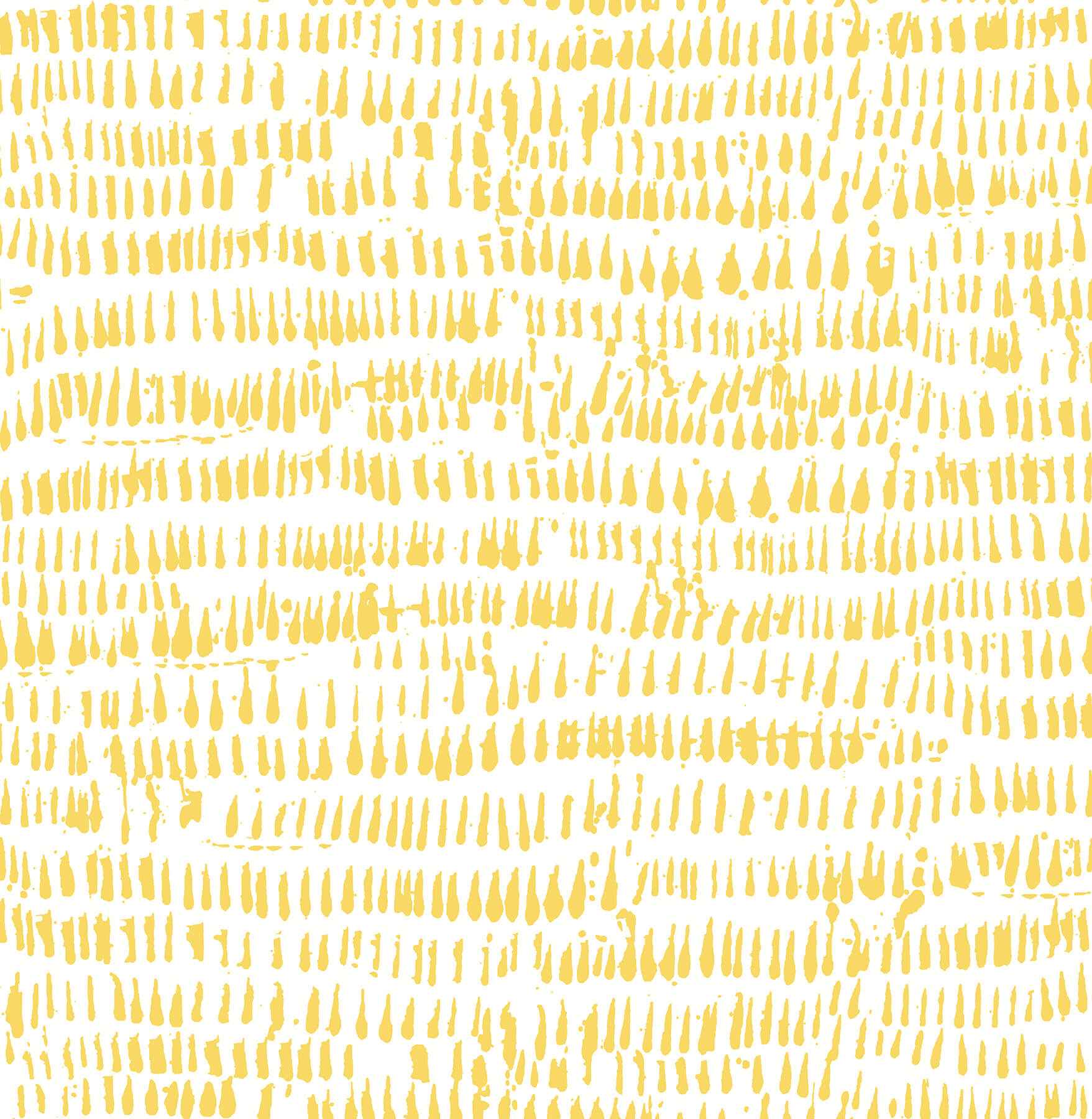 Runes Yellow Brushstrokes Wallpaper - York Wallcoverings - 4081-26360