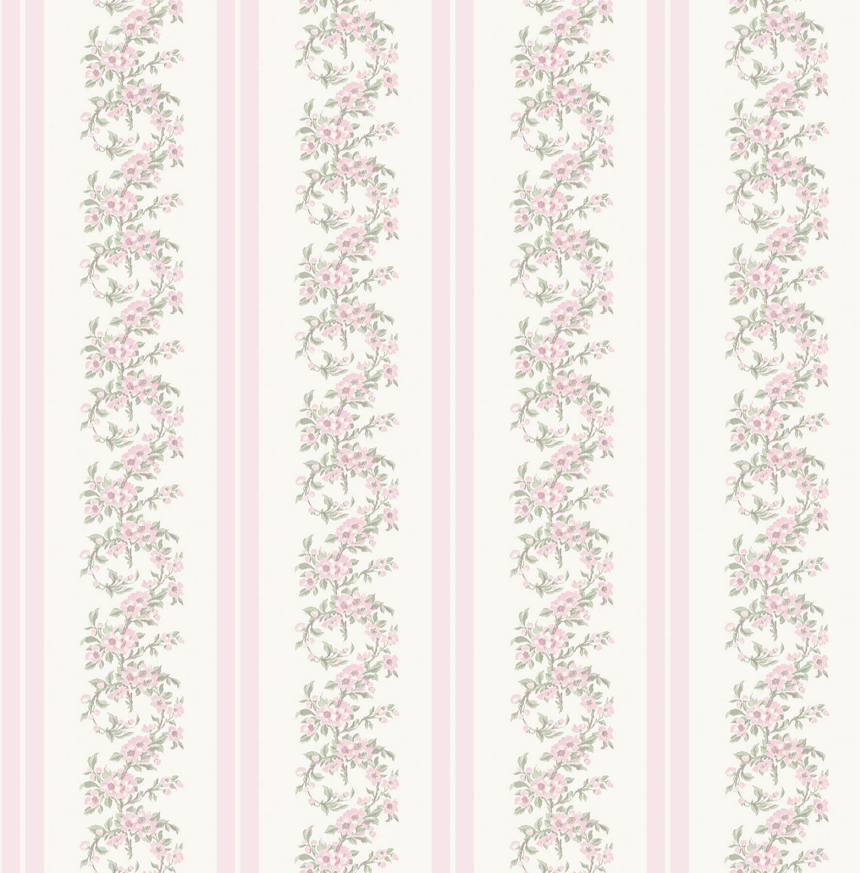 marigold-wreath-pastel-peach-floral-stripe-wallpaper-york-wallcoverings-ast4649