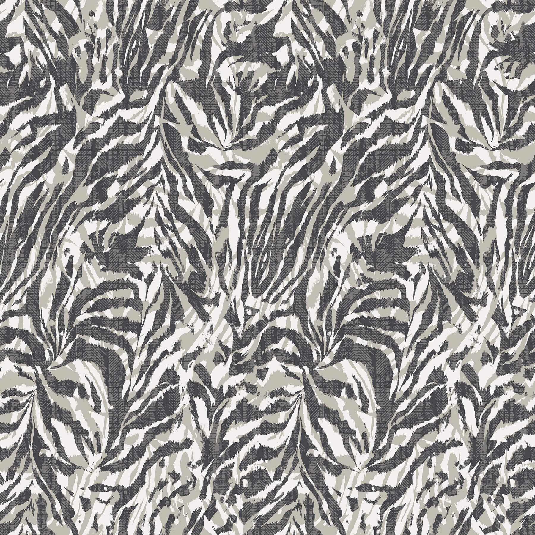 Davy Charcoal Zebra Wallpaper - York Wallcoverings - WLD53135W - York Wallcoverings Wallpaper