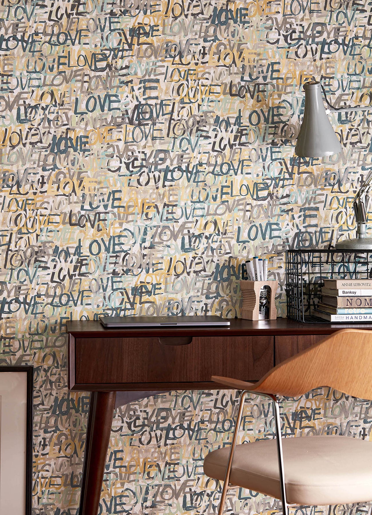 indio-neutral-love-scribble-wallpaper-york-wallcoverings-cep50121w - York Wallcoverings Wallpaper
