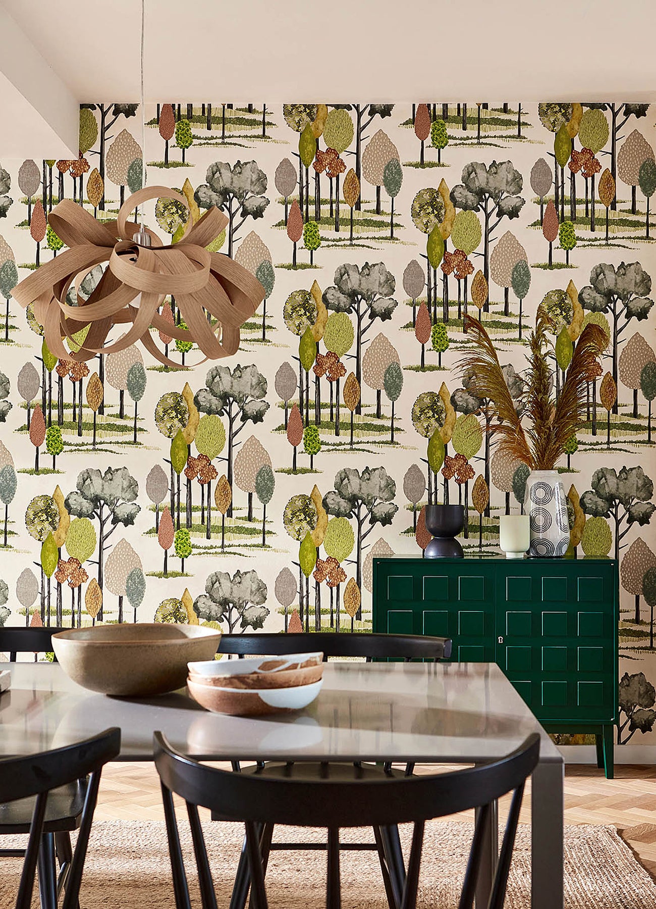 cypress-olive-tall-trees-wallpaper-york-wallcoverings-cep50135w - York Wallcoverings Papel pintado