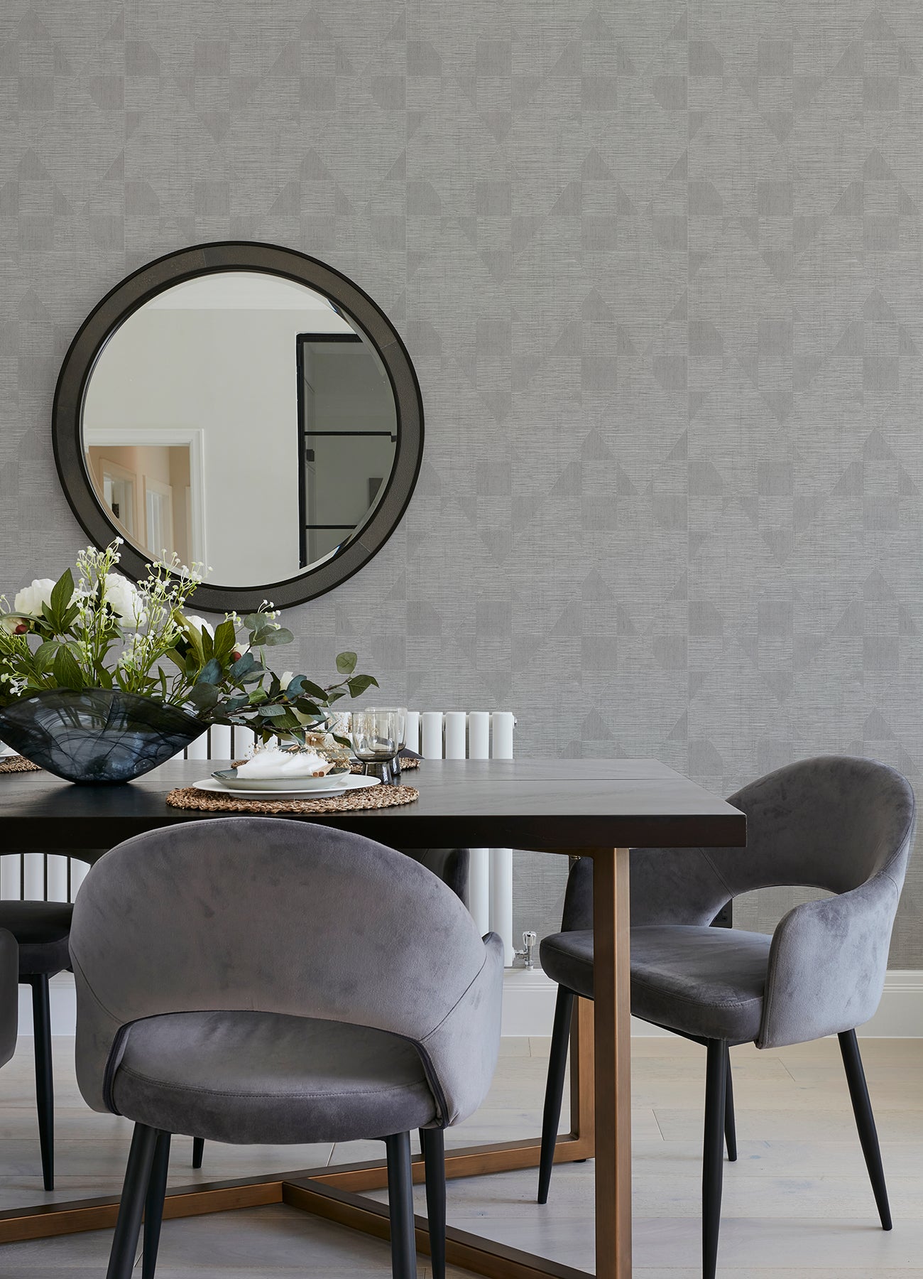 Wegener Sterling Geometric Wallpaper  | Brewster Wallcovering - The WorkRm