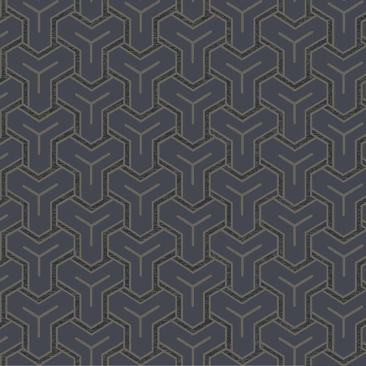 Picture of Gautier Blue Tessellate Wallpaper