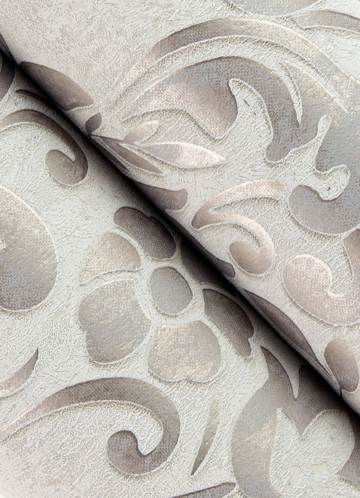 Anders Gold Damask Wallpaper - Brewster Wallcovering