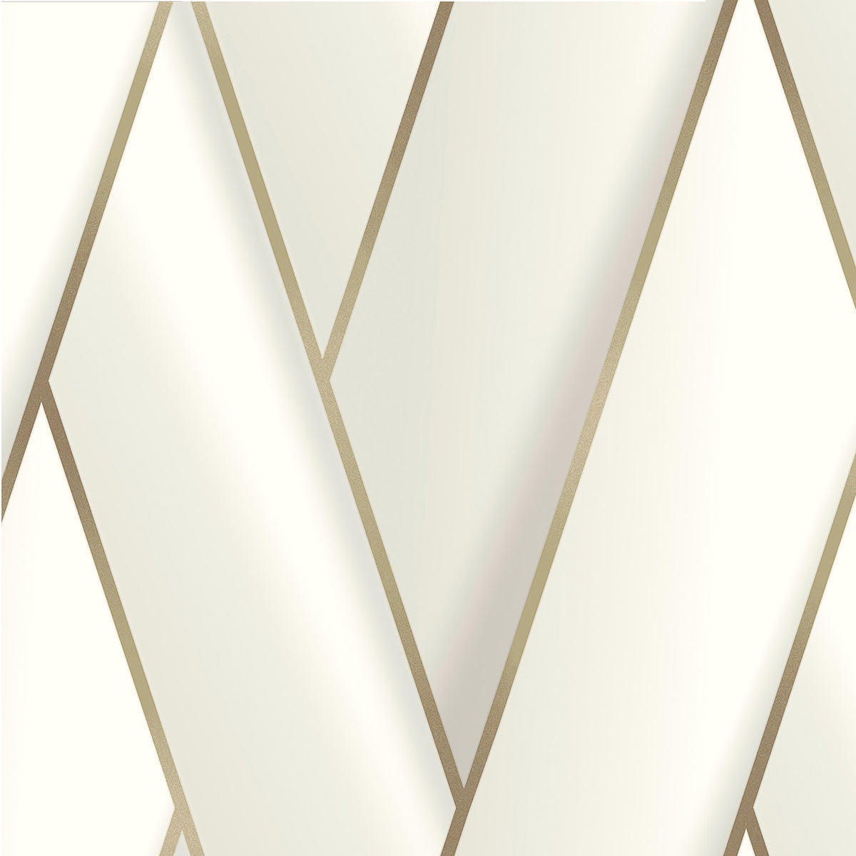 Brewster Wallcovering-Manfred White Modern Herringbone Wallpaper