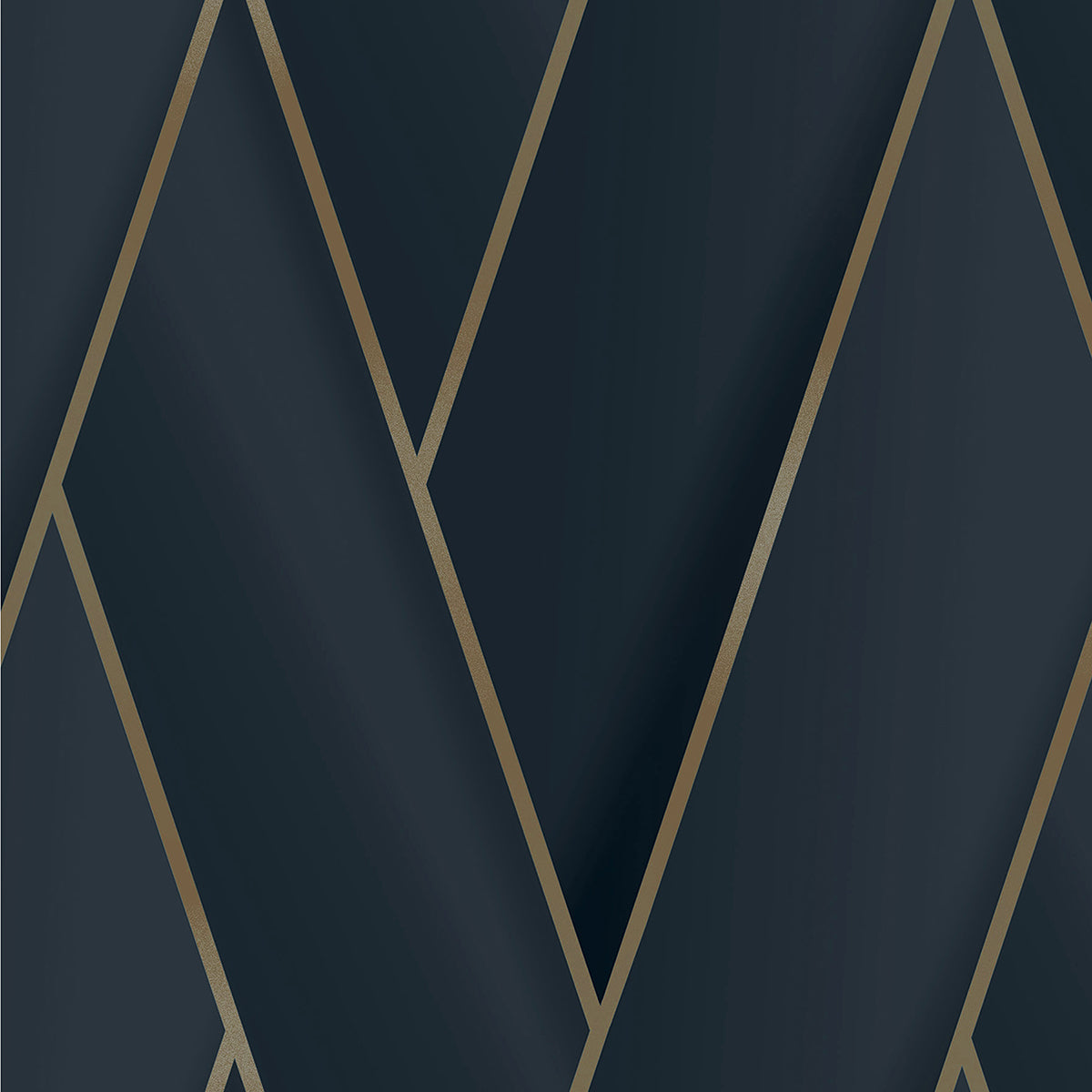 Brewster Wallcovering-Manfred Navy Modern Herringbone Wallpaper