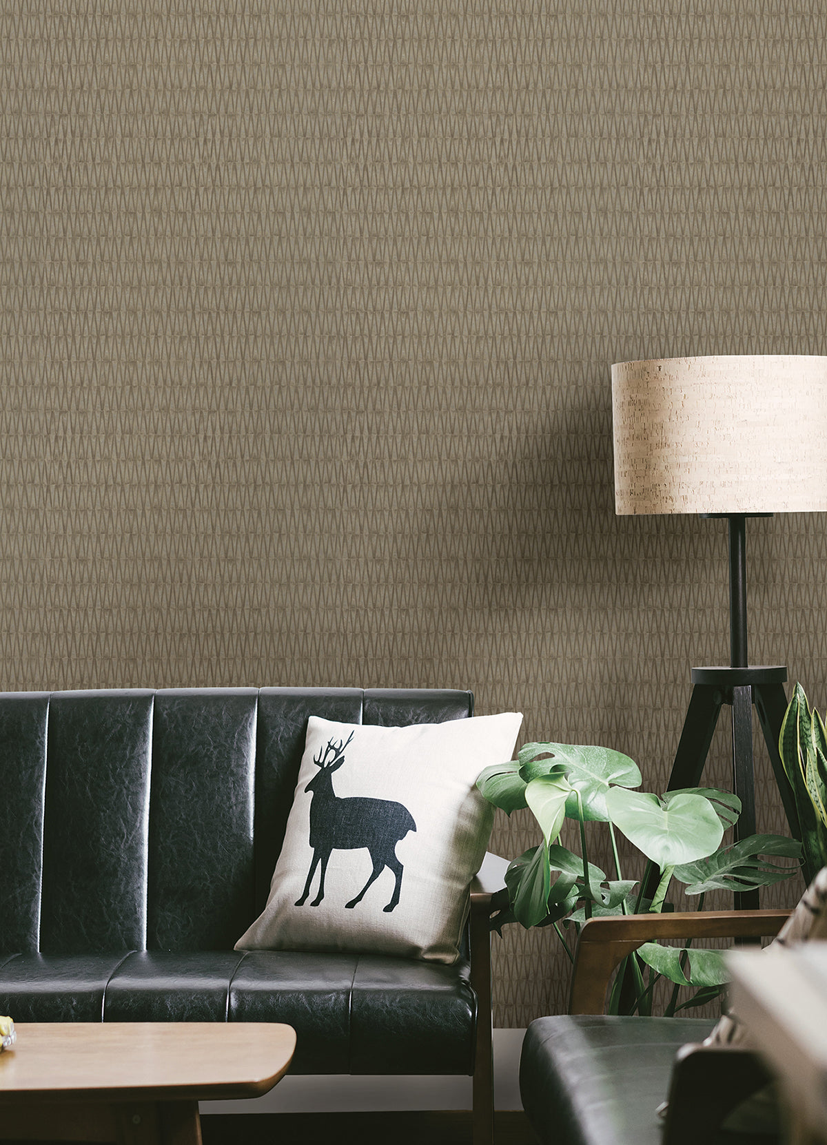 Quinby Sterling Diamond Wallpaper - Brewster Wallcovering