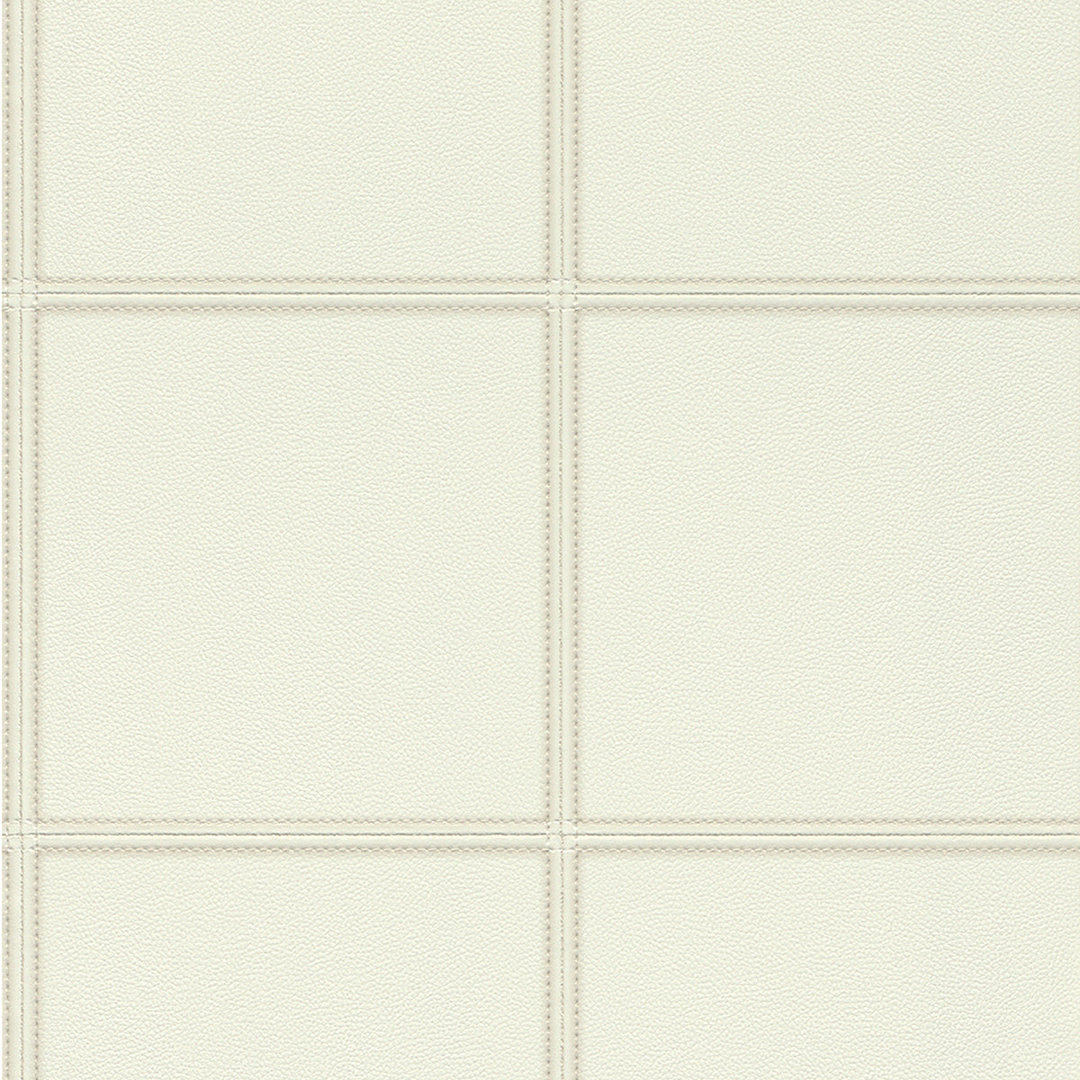 Brewster Wallcovering-Avenue Cream Leather Wallpaper