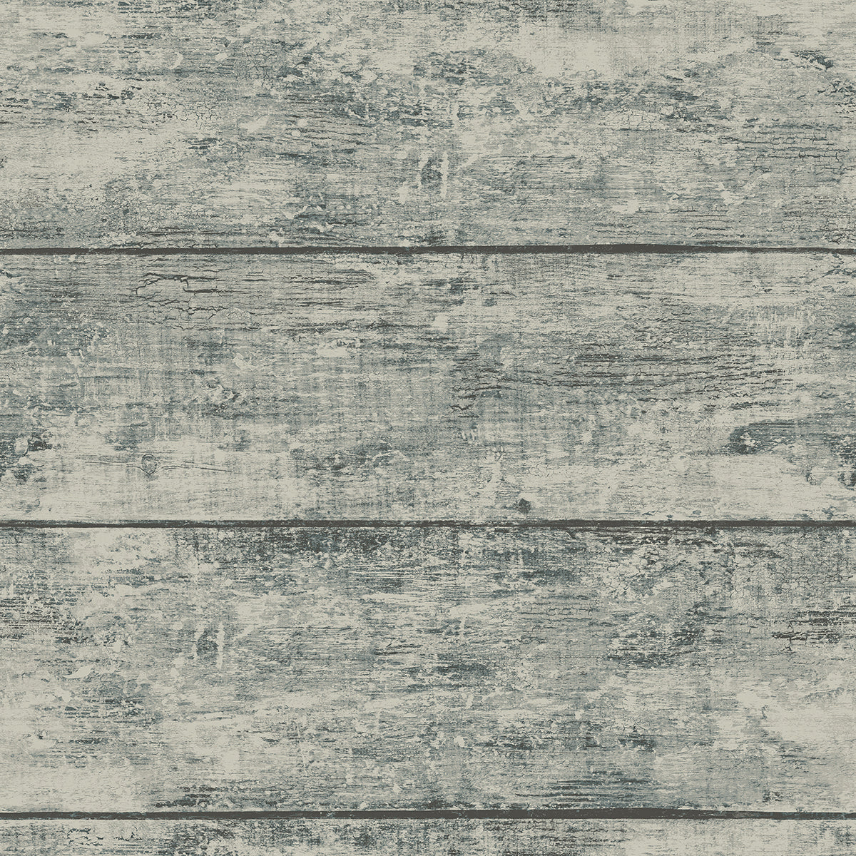 Picture of Cabin Teal Wood Planks Wallpaper