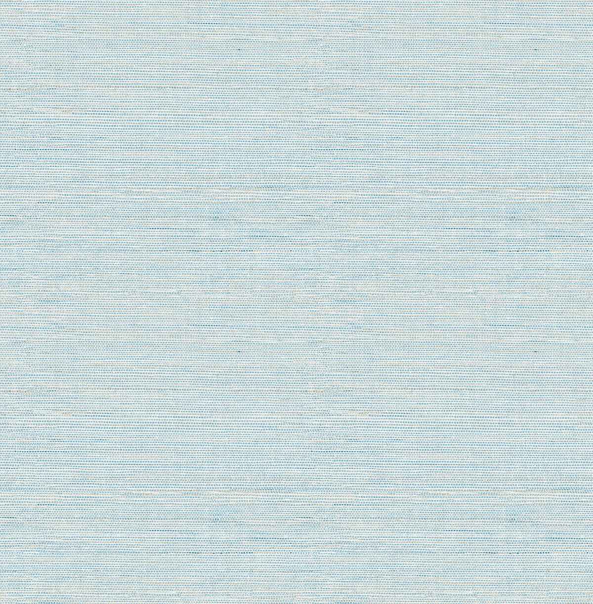 Agave Blue Faux Grasscloth Wallpaper - York Wallcoverings - 3124-24283