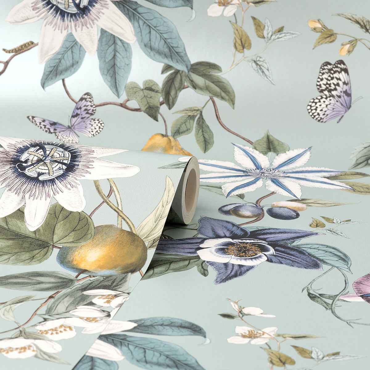 Sierra Sage Floral Wallpaper - York Wallcoverings - FD43061 - York Wallcoverings Wallpaper