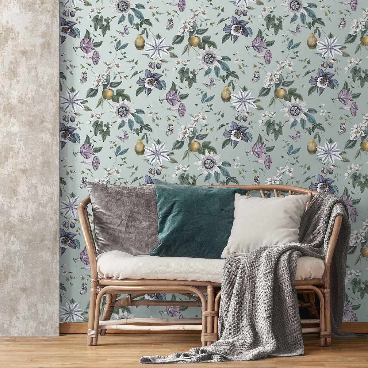 Sierra Sage Floral Wallpaper - York Wallcoverings - FD43061 - York Wallcoverings Wallpaper