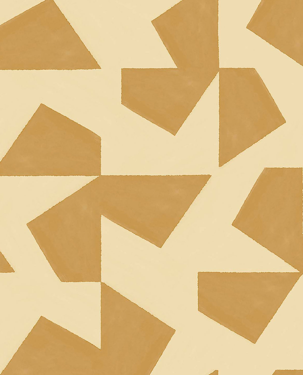 Picture of Azad Yellow Abstract Geometric Wallpaper