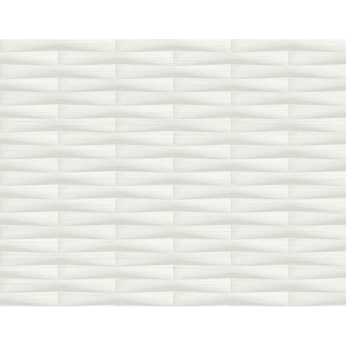 Picture of Gator White Geometric Stripe Wallpaper