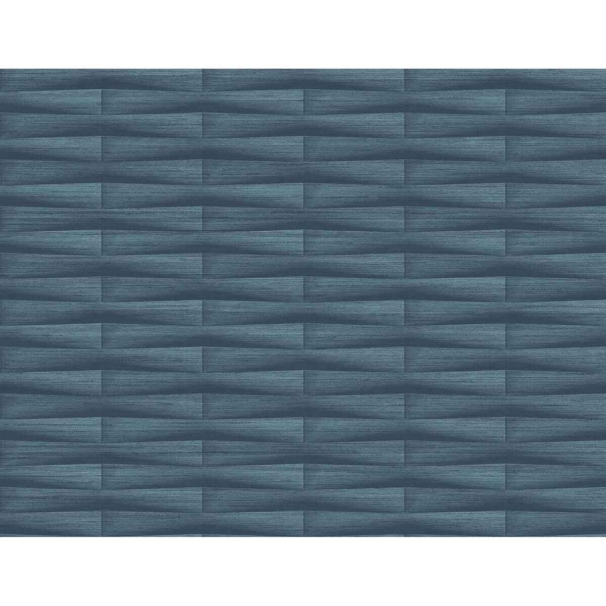 Gator Blue Geometric Stripe Wallpaper - York Wallcoverings - 2988-70002 - York Wallcoverings Wallpaper
