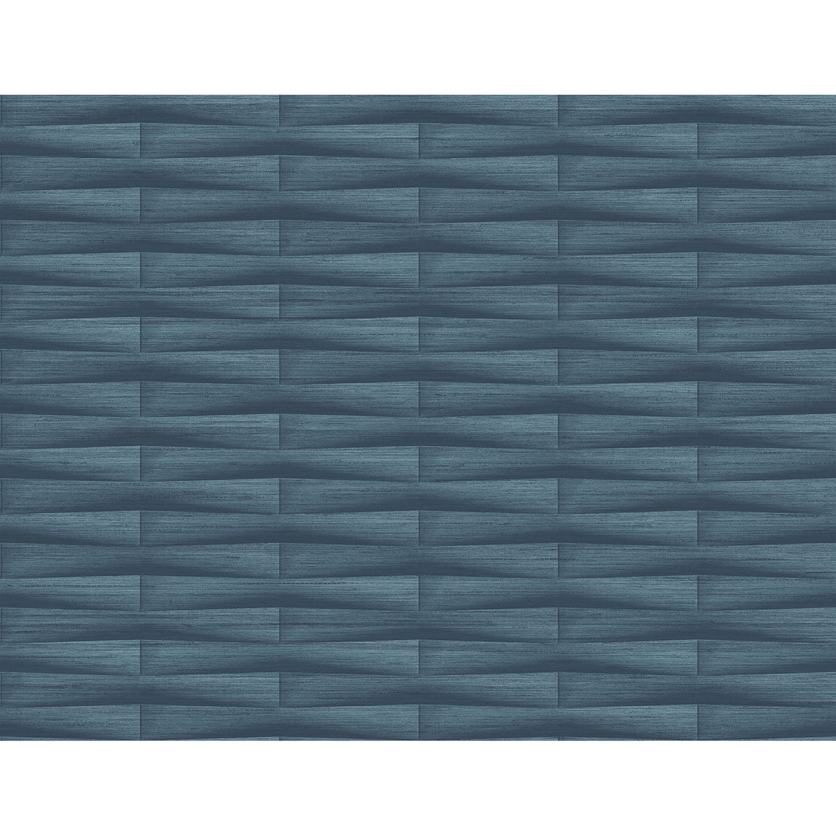 Picture of Gator Blue Geometric Stripe Wallpaper