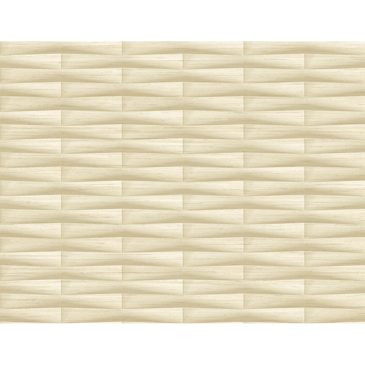 Picture of Gator Wheat Geometric Stripe Wallpaper