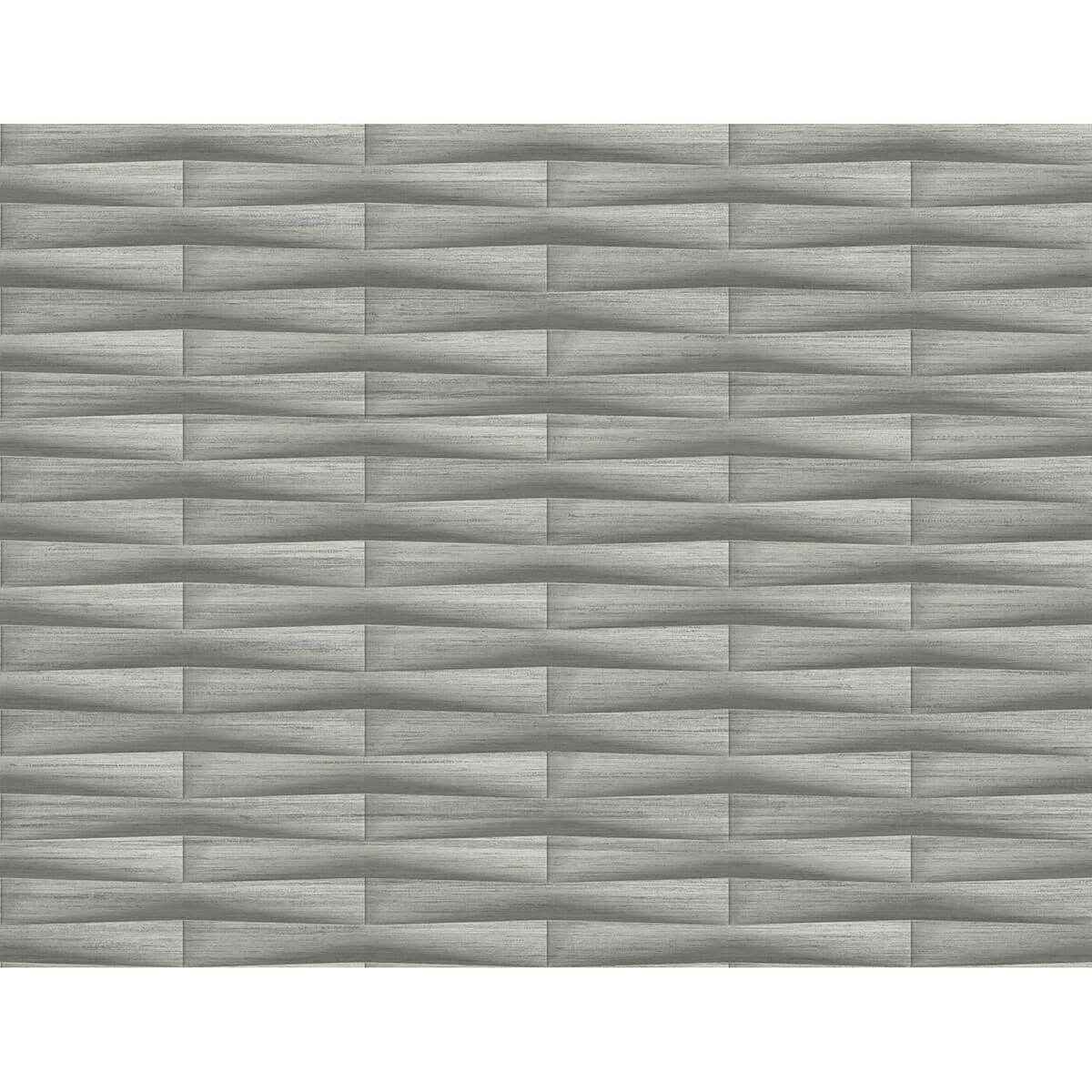 Gator Slate Geometric Stripe Wallpaper - York Wallcoverings - 2988-70007 - York Wallcoverings Wallpaper